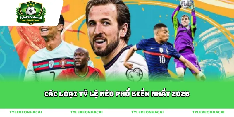 Các Loại Tỷ Lệ Kèo Phổ Biến Nhất 2026